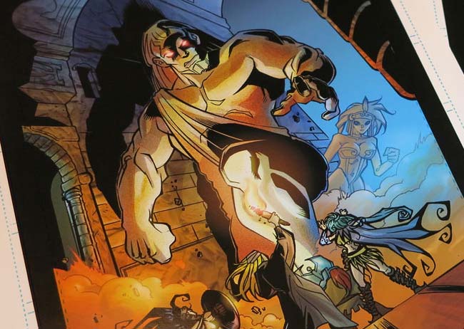 Graphic novel Forgotten Realms per Wizards di Michele Rizzardi