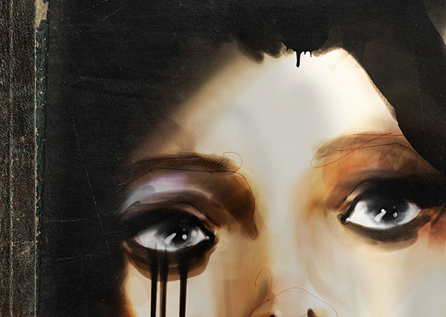 Illustrazione ritratto Michael Jackson di Michele Rizzardi