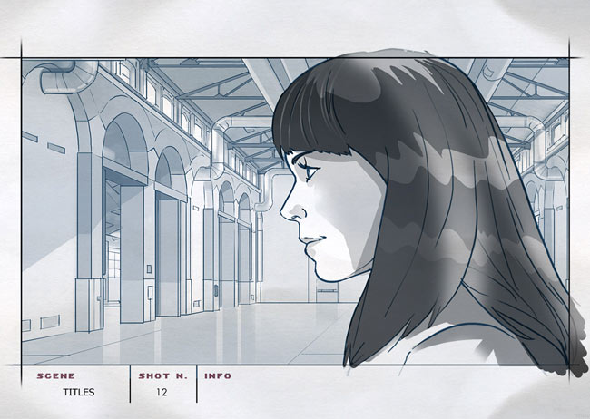 Storyboard character frame per spot TV di Michele Rizzardi