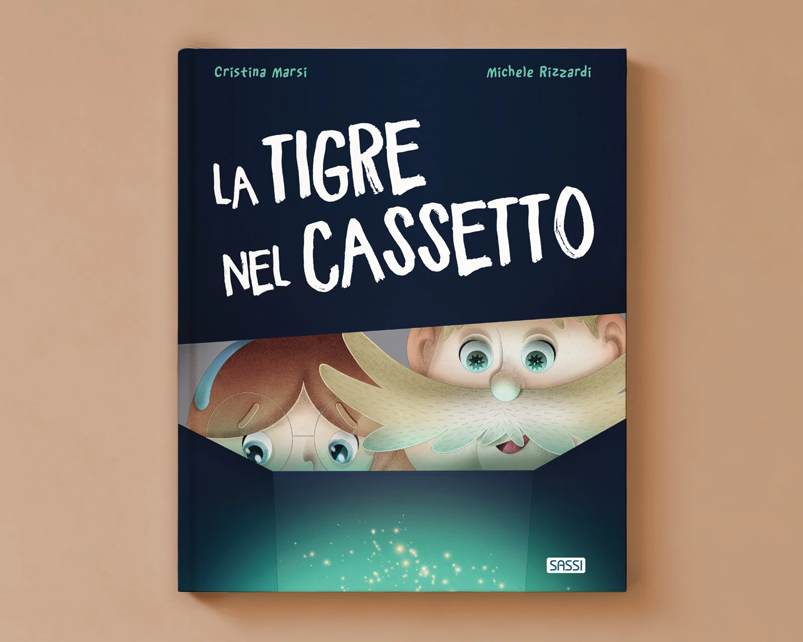 Cover libro fiabe Sassi la tigre nel cassetto